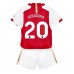 Billige Arsenal Jorginho Frello #20 Børnetøj Hjemmebanetrøje til baby 2023-24 Kortærmet (+ korte bukser)